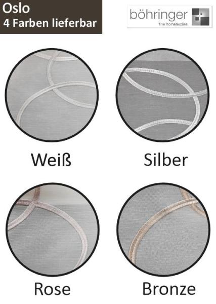 Schiebevorhang mit toller Stickerei von Böhringer
