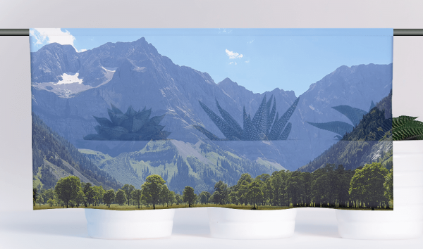Cafehausgardine - Alpidyll