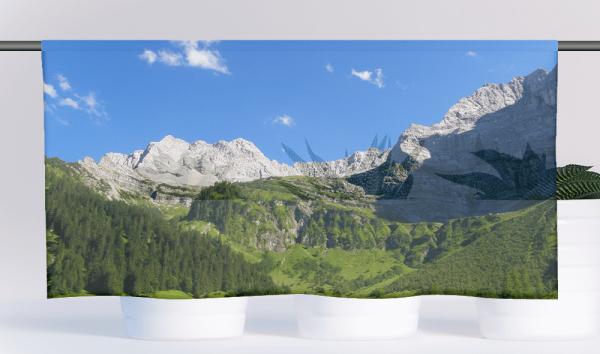 Cafehausgardine - Talblick