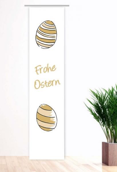 Flächenvorhang Easter paint gold
