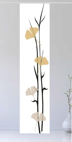 Flächenvorhang Ginkgo gold Flächenvorhang Ginkgo gold