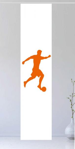 Flächenvorhang Kids Fußball orange 1