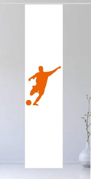 Flächenvorhang Kids Fußball orange 2