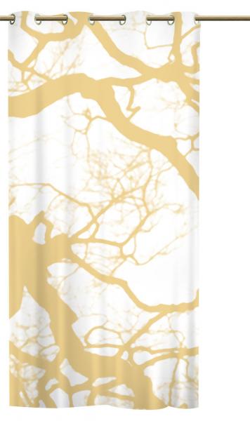 Ösenschal ramos ocker Ösenvorhang