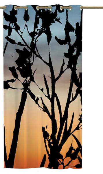 Ösenschal  Tribulus morgenroete Ösenvorhang