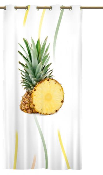 Ösenschal Früchtchen Ananas - Ösenvorhang