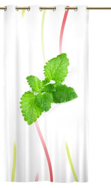 Ösenschal Früchtchen Minze - Ösenvorhang