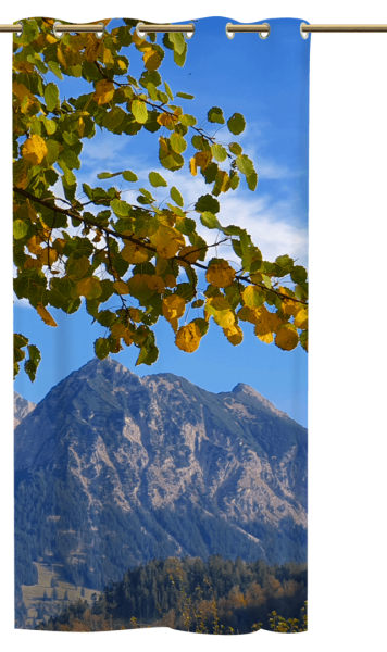 Ösenschal Herbst in den Bergen - Ösenvorhang