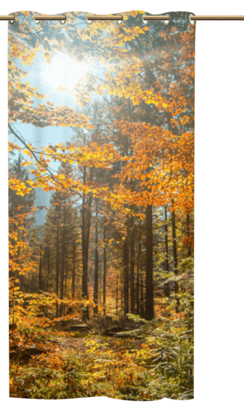 Ösenschal Herbstsonne - Ösenvorhang