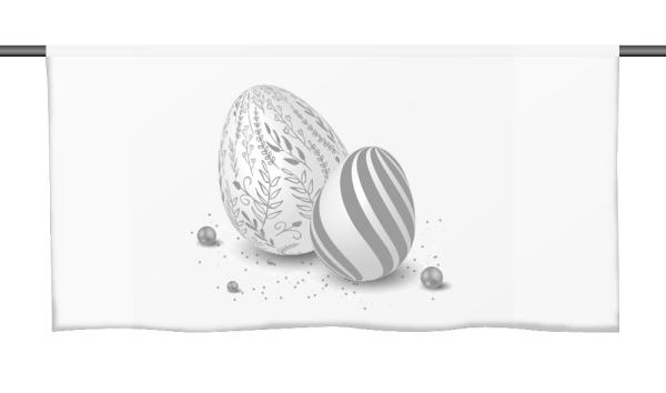 Ostern-moderna-Xtra-grau, Cafehausgardine