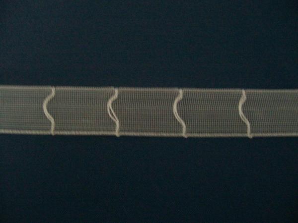 Raffrolloband transparent