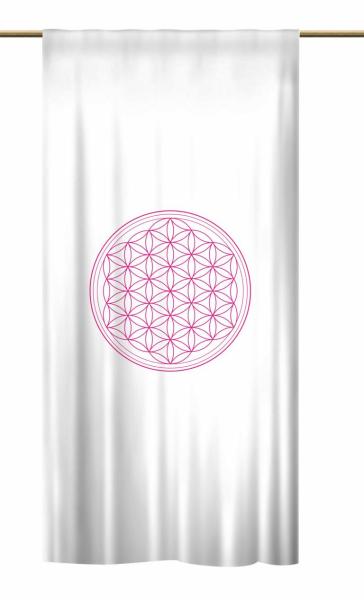 Magenta Schlaufenschal Blume des Lebens verschiedene Ausführungen