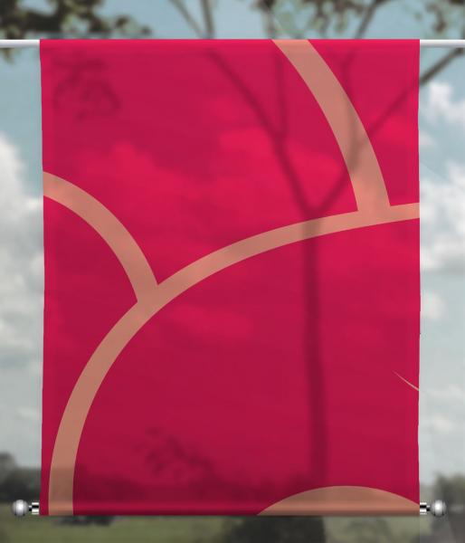 Scheibenhänger Fantasy red two-rechteckig,