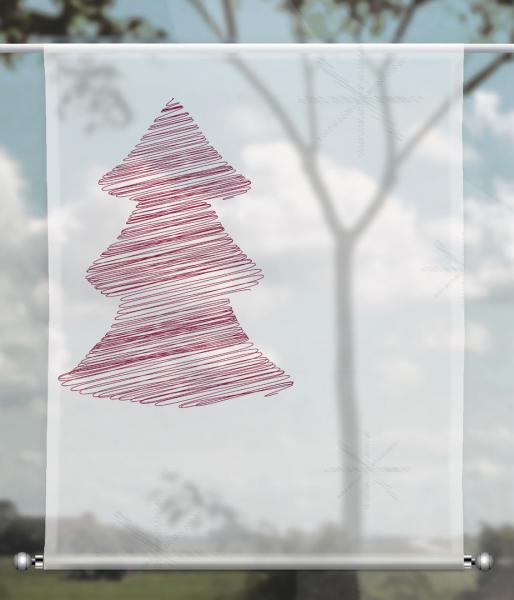Scheibenhänger Natale magenta-rechteckig, Beschw.