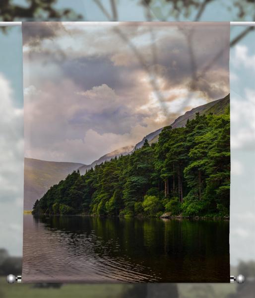 Scheibenhänger transparent Glendalough Lake two rechteckig