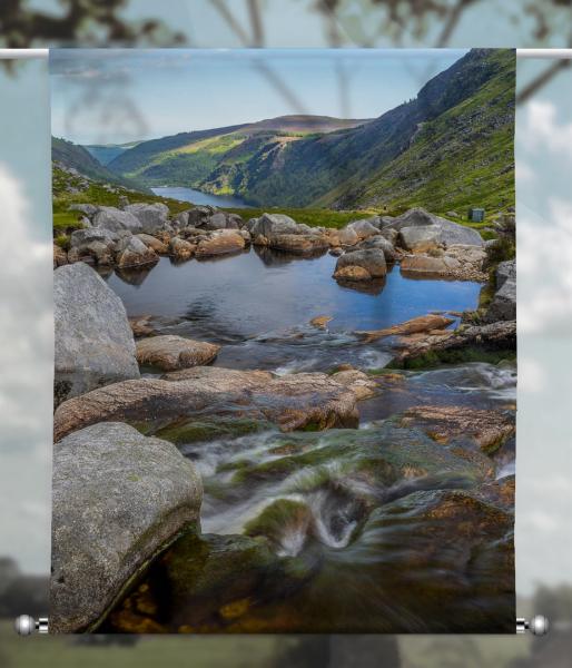 Scheibenhänger transparent Oberer Glendalough 1- rechteckig