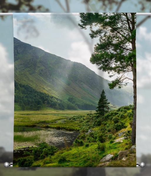 Scheibenhänger transparent Oberer Glendalough 2- rechteckig