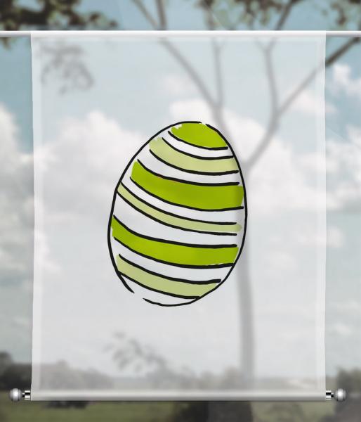 Scheibenhänger transparent easter paint green 1 rechteckig