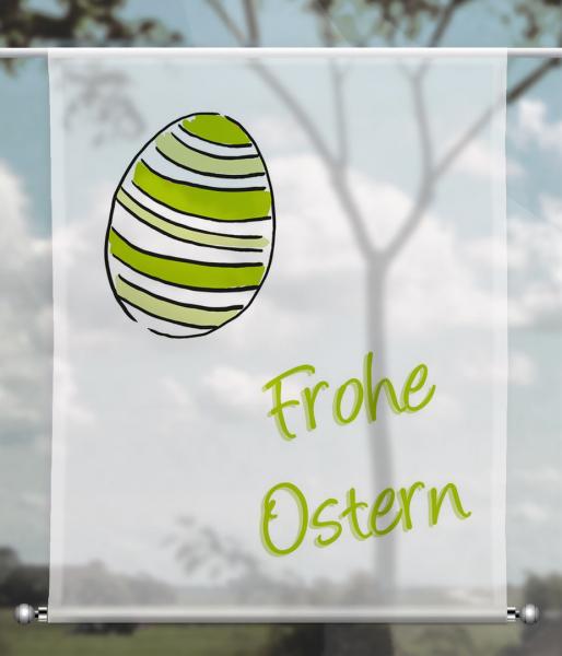 Scheibenhänger transparent easter paint green 2 rechteckig