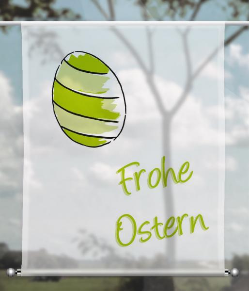 Scheibenhänger transparent easter paint green 3 rechteckig