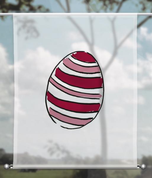 Scheibenhänger transparent easter paint magenta 1 rechteckig