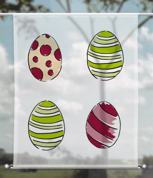 Scheibenhänger transparent easter paint xtra 2 rechteckig