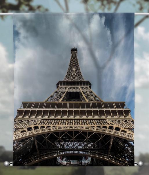 Scheibenhänger transparent tour eiffel- rechteckig