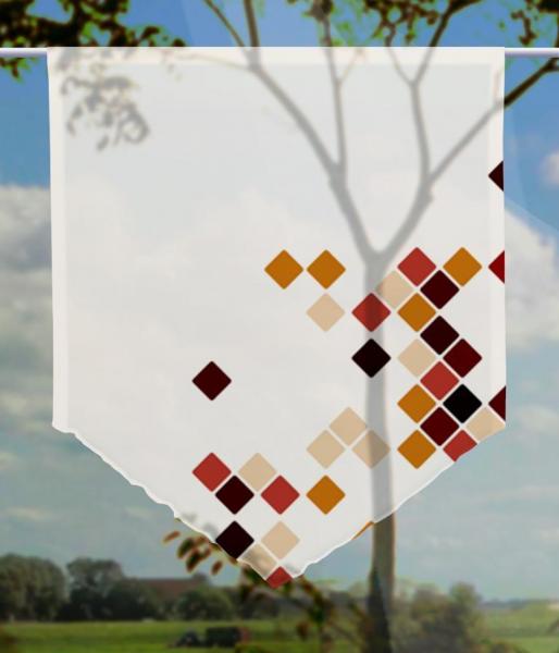Scheibenhänger c-square pfeffer - curry voile transparent