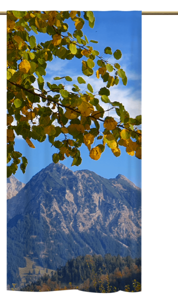 Schlaufenschal Herbst in den Bergen