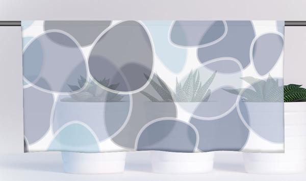 blubbels blue, Cafehausgardine