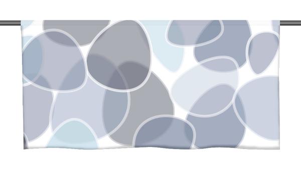 blubbels blue, Cafehausgardine