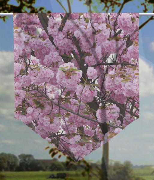 Scheibenhänger Frühlingsduft  voile transparent
