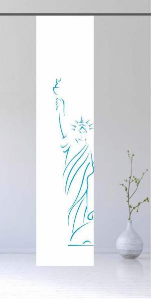 Flächenvorhang New York blue