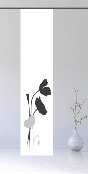 Flächenvorhang poppy uni