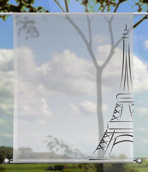 Scheibenhänger  Paris silver - rechteckig, Beschw.