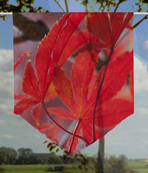 Scheibenhänger Herbsttraum  transparent