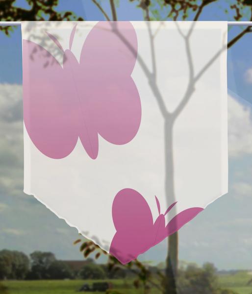 Scheibenhänger Mari magenta voile transparent