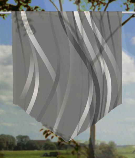 Scheibenhänger Vertic Grey voile transparent