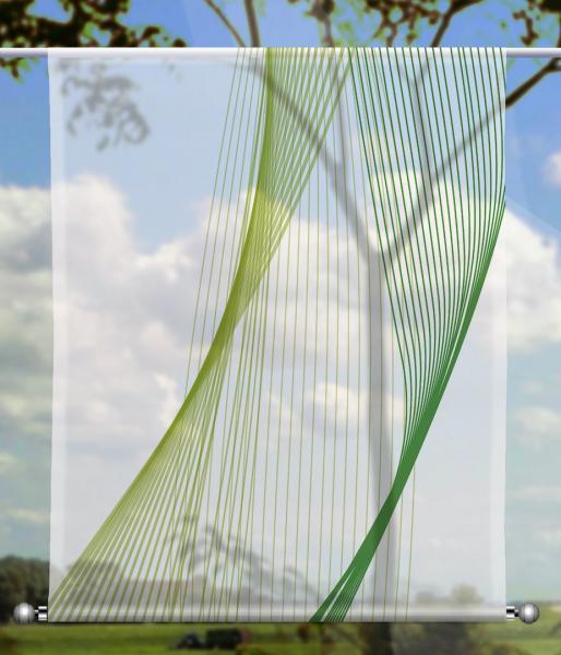Scheibenhänger streamtwo green  - rechteckig, Beschw.