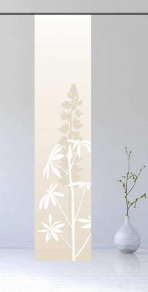 Flächenvorhang shrub tone white