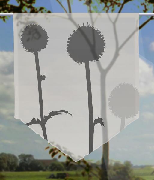 Scheibenhänger Thistle griseo  transparent